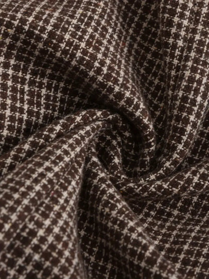 Herreslank passform rutete blazer for smart casual arrangementer