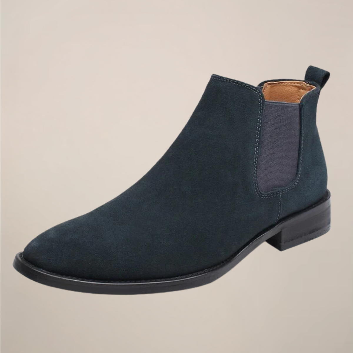 Men’s Beige Ankle Chelsea Boots for Stylish Occasions