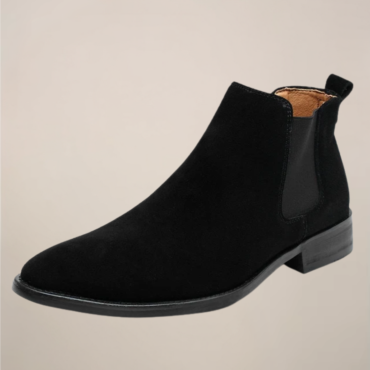 Men’s Beige Ankle Chelsea Boots for Stylish Occasions
