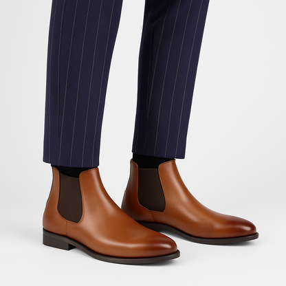 Herre Høye Ankel Chelsea Støvler for Alle Anledninger