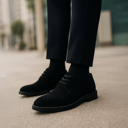 Herresuede snøresko for bryllup og formelle anledninger