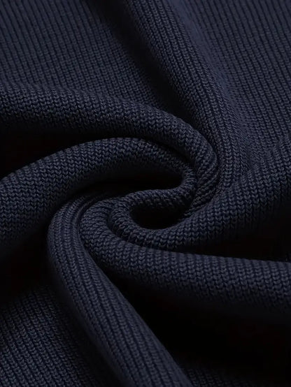 Herres klassiske V-hals strikkegenser for høst og vinter