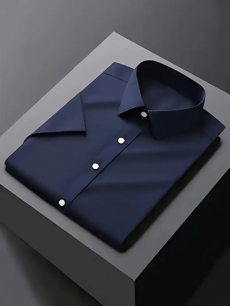 Herreslank Fit Hvit Dresskjorte for Formelle Anledninger