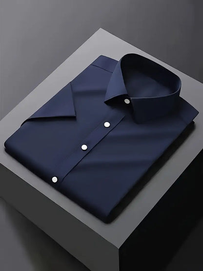 Herreslank Fit Hvit Dresskjorte for Formelle Anledninger