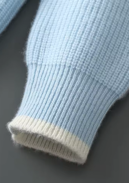 Herre Strikket Crew Neck Genser for Året Rundt Stil