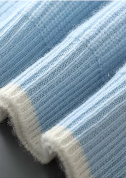 Herre Strikket Crew Neck Genser for Året Rundt Stil