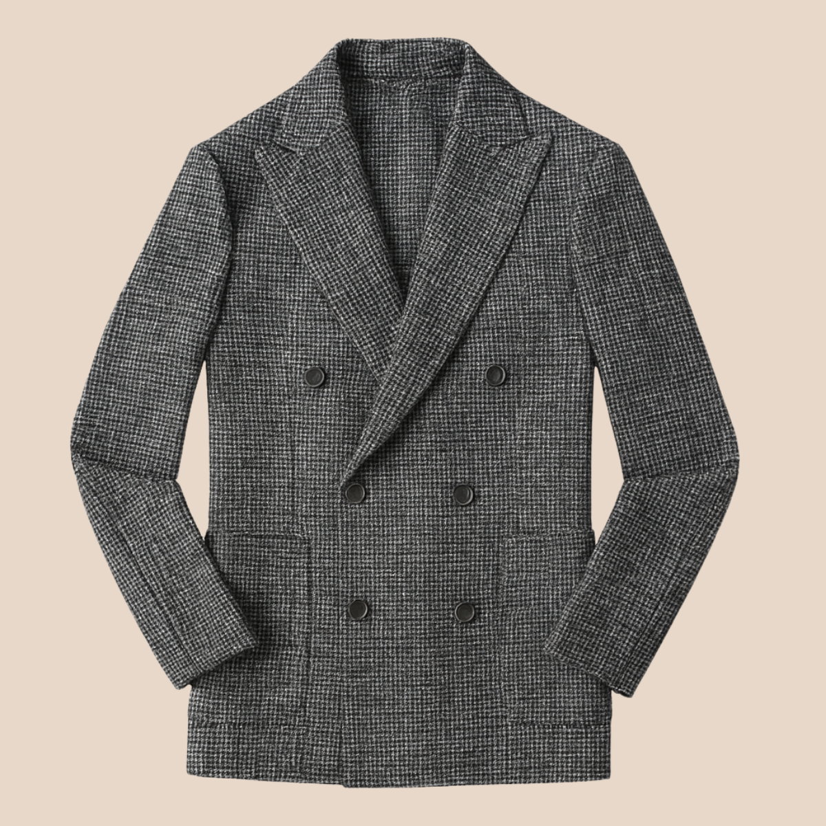 Men's Checked Blazer for Stylish Events