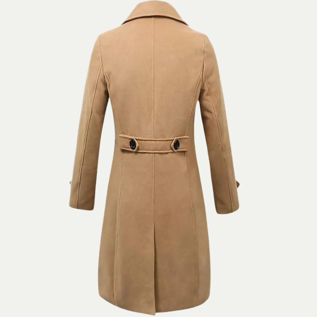 Herre Langline Trench Coat - Italiensk Stil for Enhver Anledning