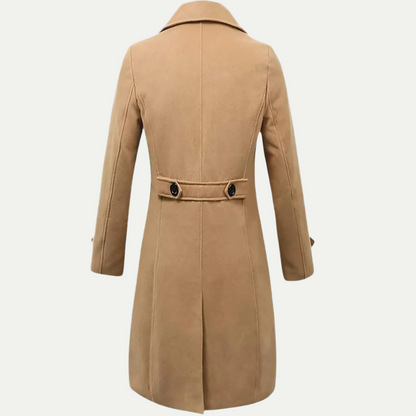 Herre Langline Trench Coat - Italiensk Stil for Enhver Anledning