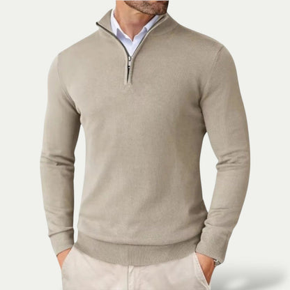 Herre Half-Zip Pullover – Stilig Lag for Året Rundt