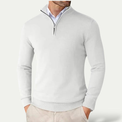 Herre Half-Zip Pullover – Stilig Lag for Året Rundt