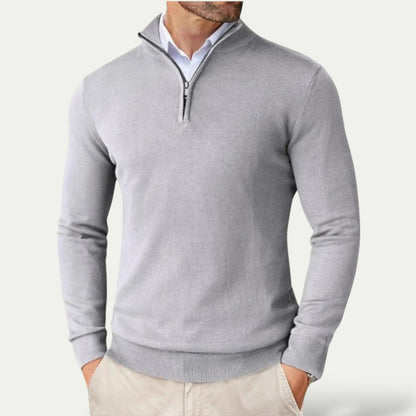 Herre Half-Zip Pullover – Stilig Lag for Året Rundt