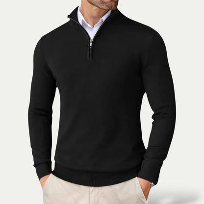 Herre Half-Zip Pullover – Stilig Lag for Året Rundt