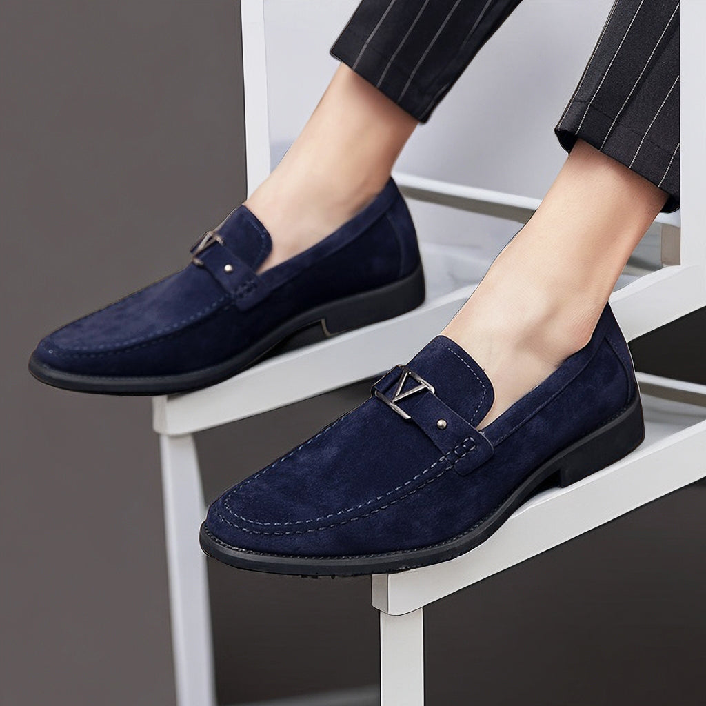 Herre Italienske Suede Slip-On Loafers for Formelle & Uformelle Anledninger