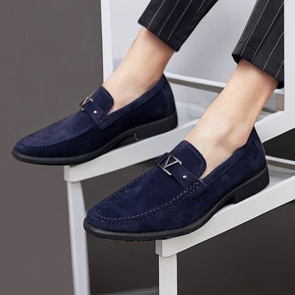 Herre Italienske Suede Slip-On Loafers for Formelle & Uformelle Anledninger