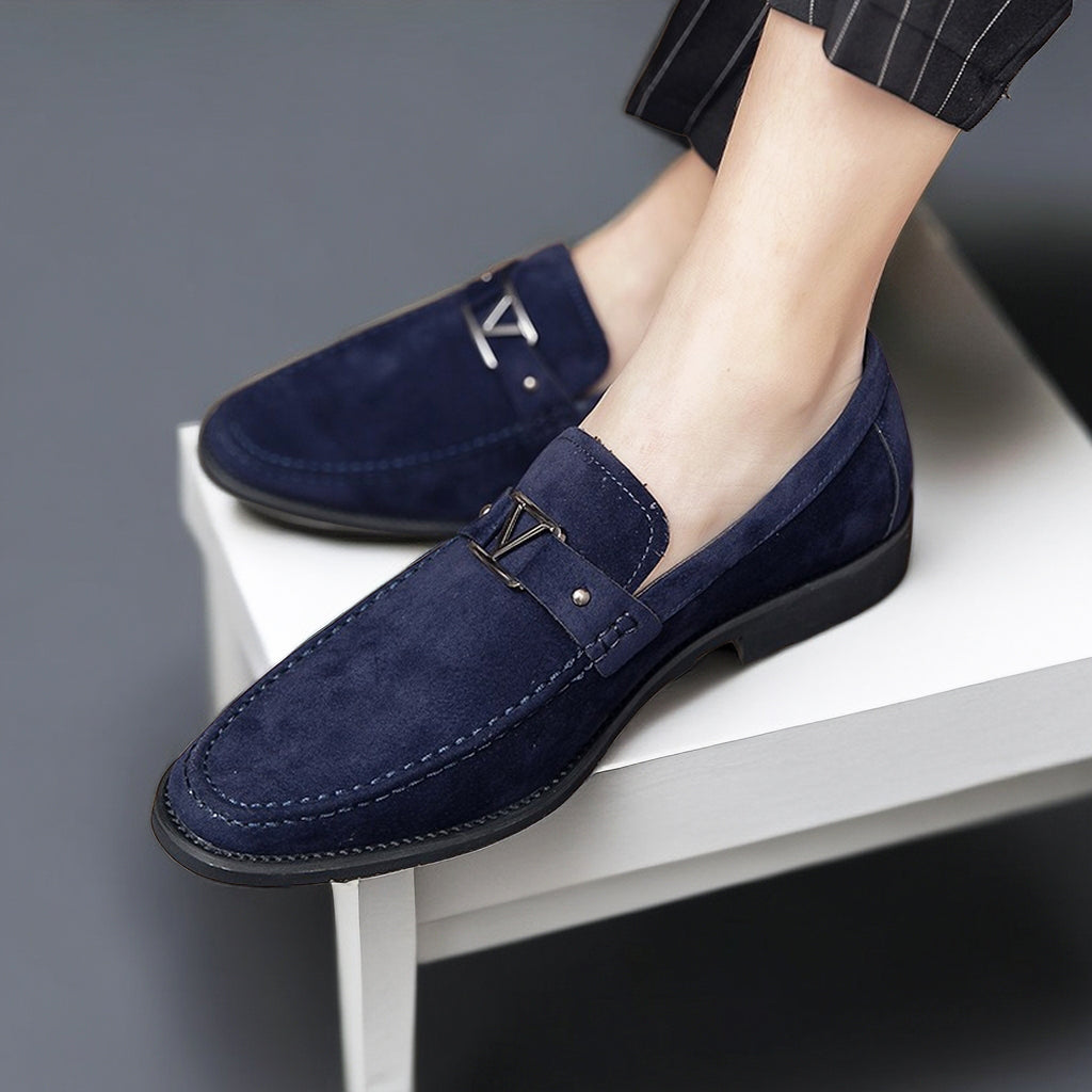 Herre Italienske Suede Slip-On Loafers for Formelle & Uformelle Anledninger