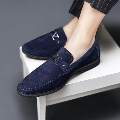 Herre Italienske Suede Slip-On Loafers for Formelle & Uformelle Anledninger