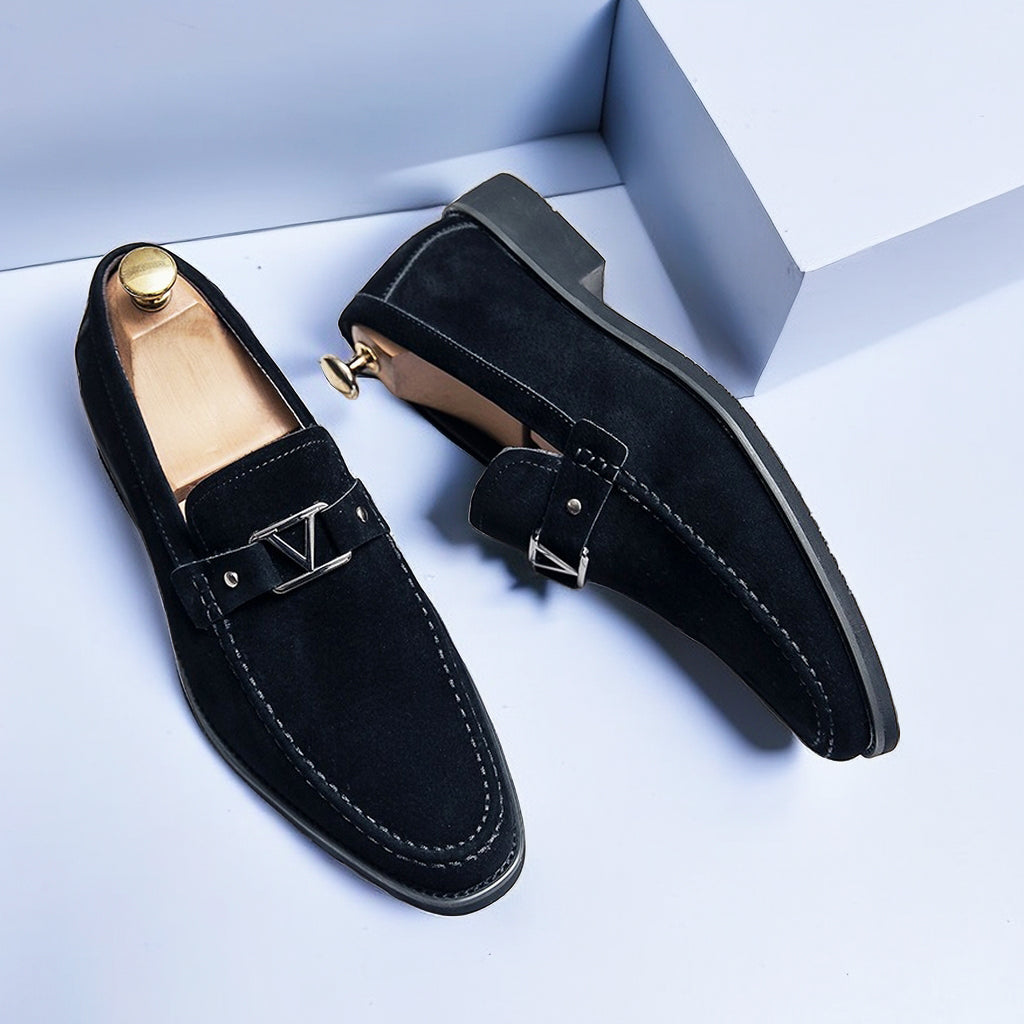 Herre Italienske Suede Slip-On Loafers for Formelle & Uformelle Anledninger