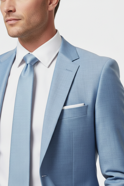 Herre Slim Fit Sommerdress - Stilig To-Delt Sett