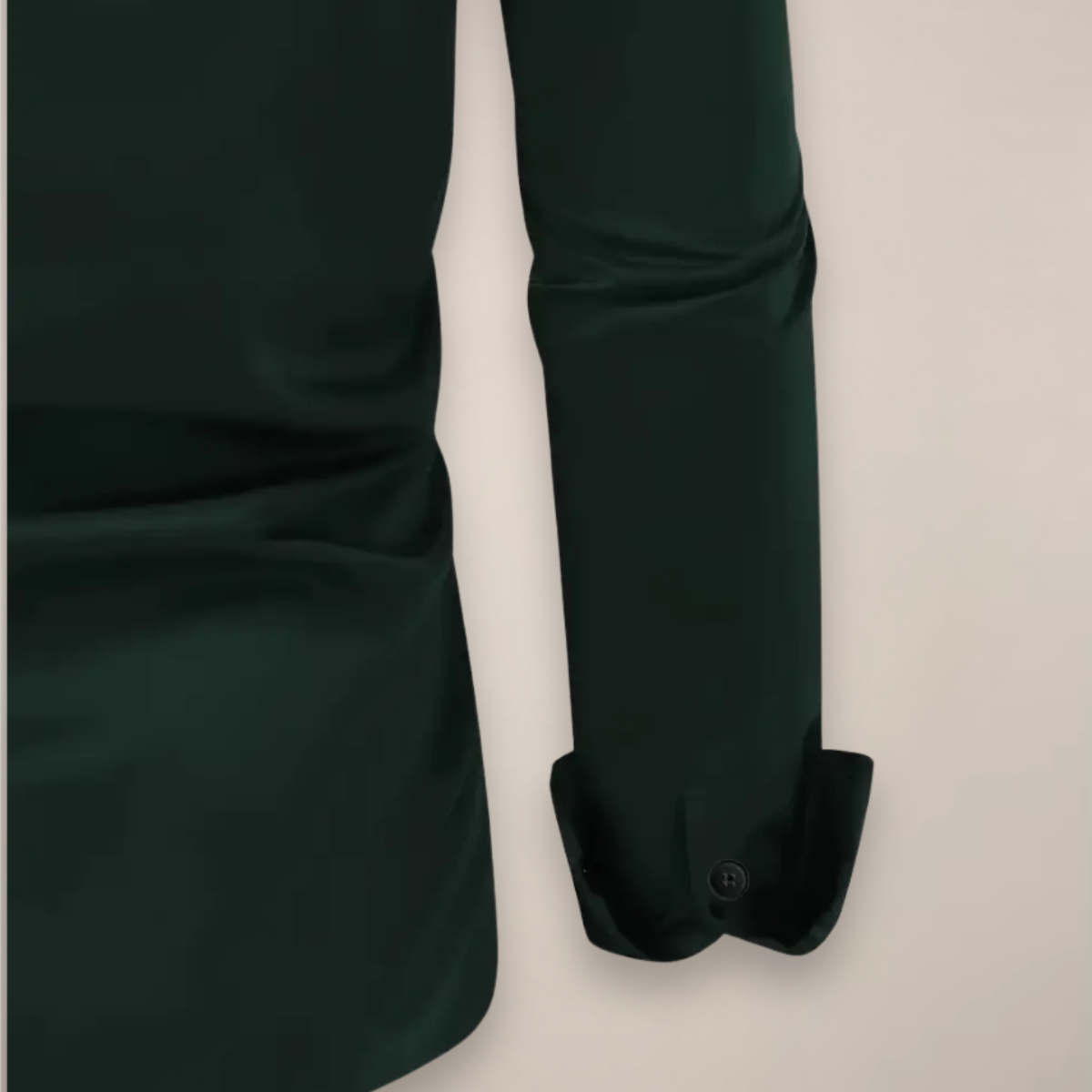 Herre Langermet Skjorte – Klassisk Notch Krage for Enhver Anledning