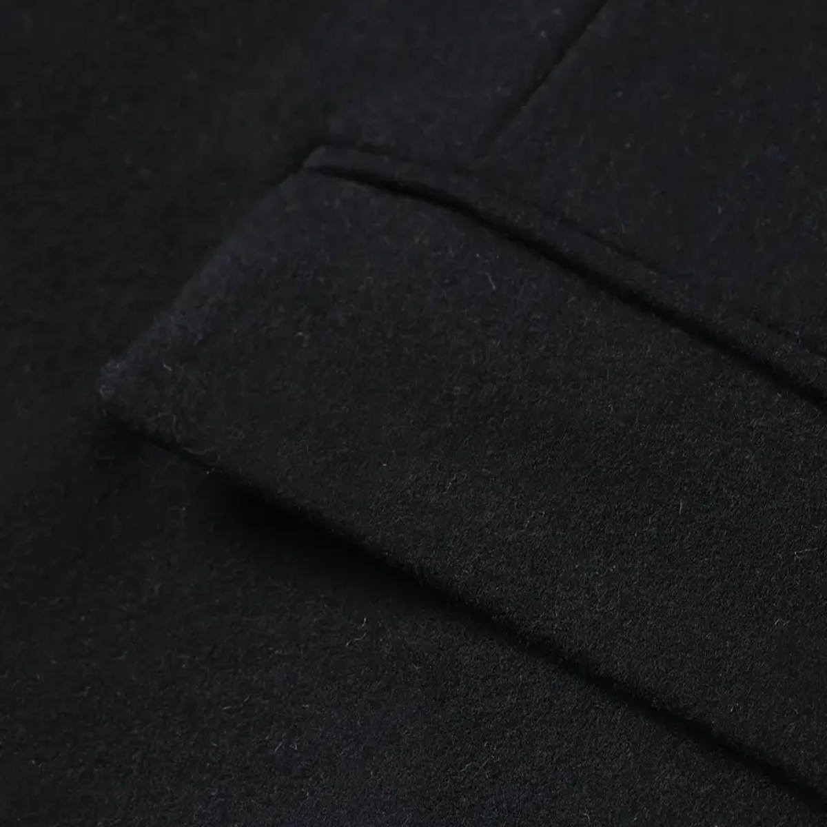 Herreslank vinterjakke med ståkrage