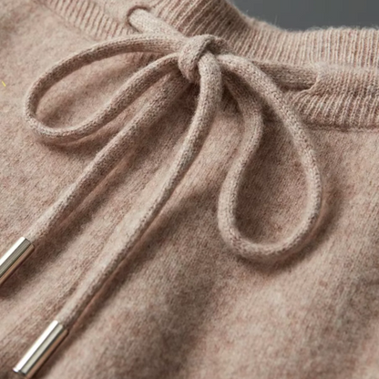 Herre Cozy Zip-Up Genser og Drawstring Bukser for Avslappet Bruk