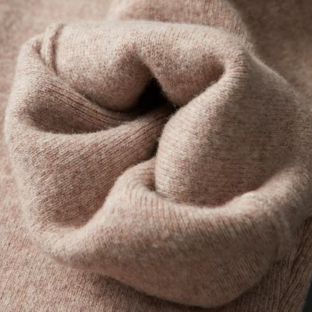 Herre Cozy Zip-Up Genser og Drawstring Bukser for Avslappet Bruk