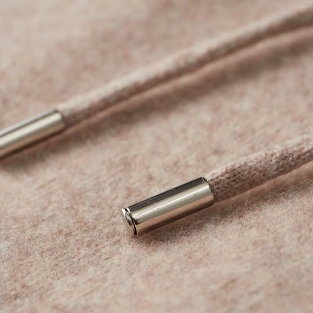 Herre Cozy Zip-Up Genser og Drawstring Bukser for Avslappet Bruk