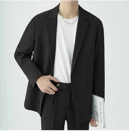 Herre Moderne Minimalistisk To-delt Dress - Sofistikert Stil for Formelle Anledninger