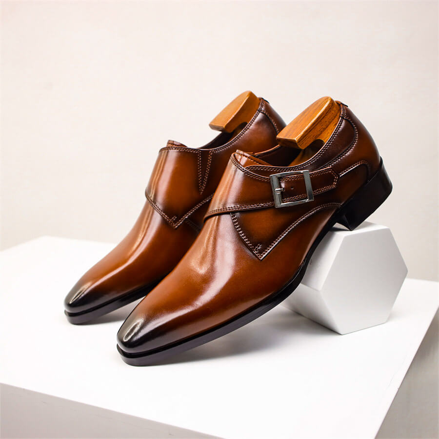 Herre Monk Strap Dress Shoes - Klassisk stil for formelle anledninger