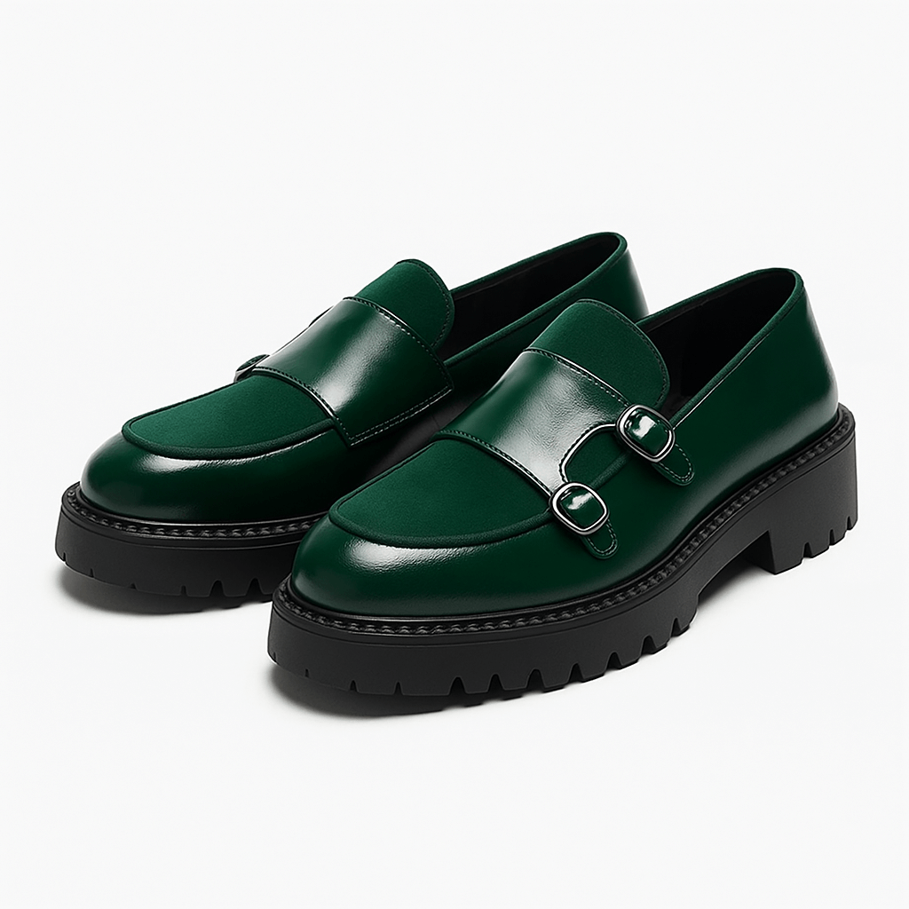 Herre Monk Strap Loafers – Stilige Dressko for Enhver Anledning