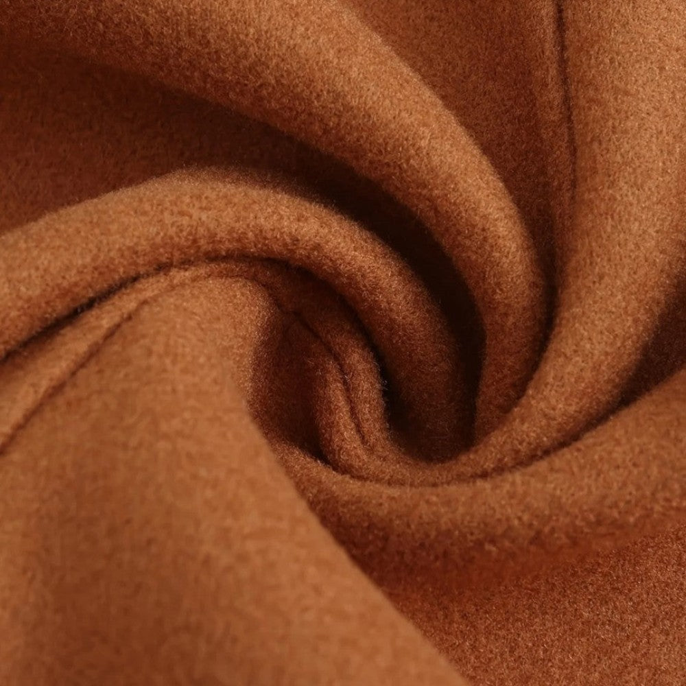 Herre Minimalistisk Knappe Vinterjakke for Smart Casual Bruk