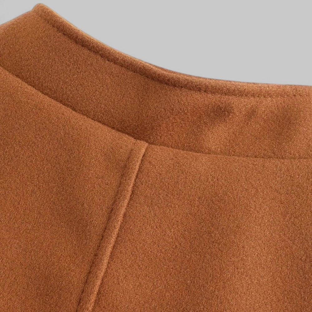 Herre Minimalistisk Knappe Vinterjakke for Smart Casual Bruk