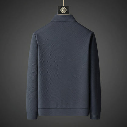 Herre Zip-Up Jakke og Tapered Joggers for Stilige Hverdagsbruk