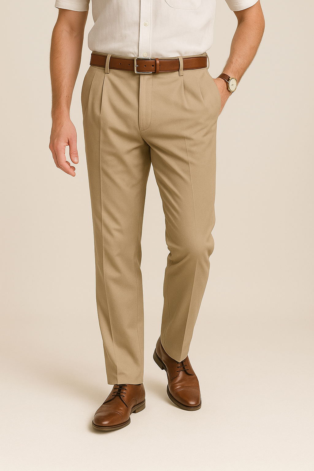 Herreslanke kontorbukser – Stilig forretningsantrekk