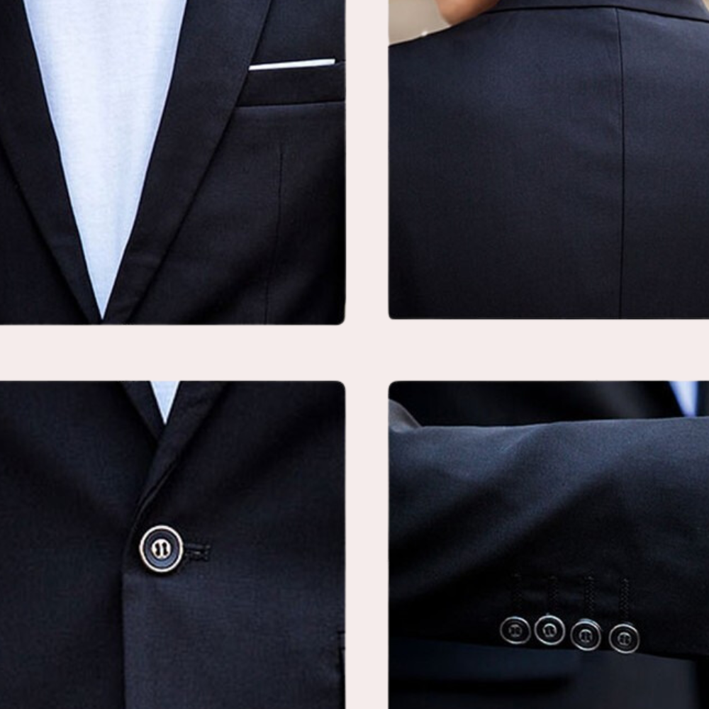 Herreslank passform to-delt dress for formelle anledninger året rundt