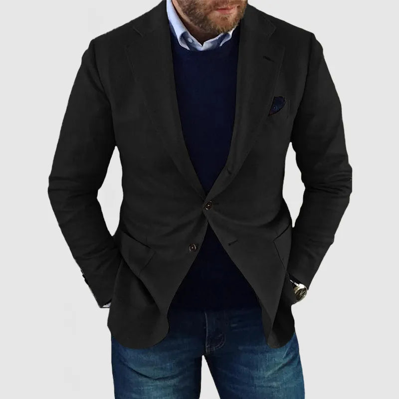 Herre Smart To-Knapp Blazer for Arrangementer