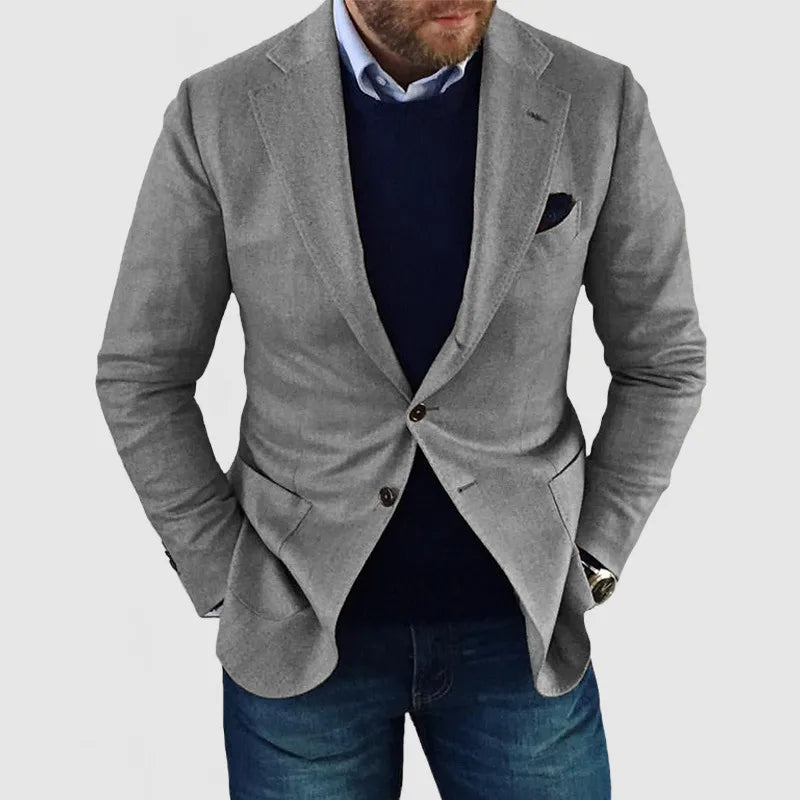 Herre Smart To-Knapp Blazer for Arrangementer