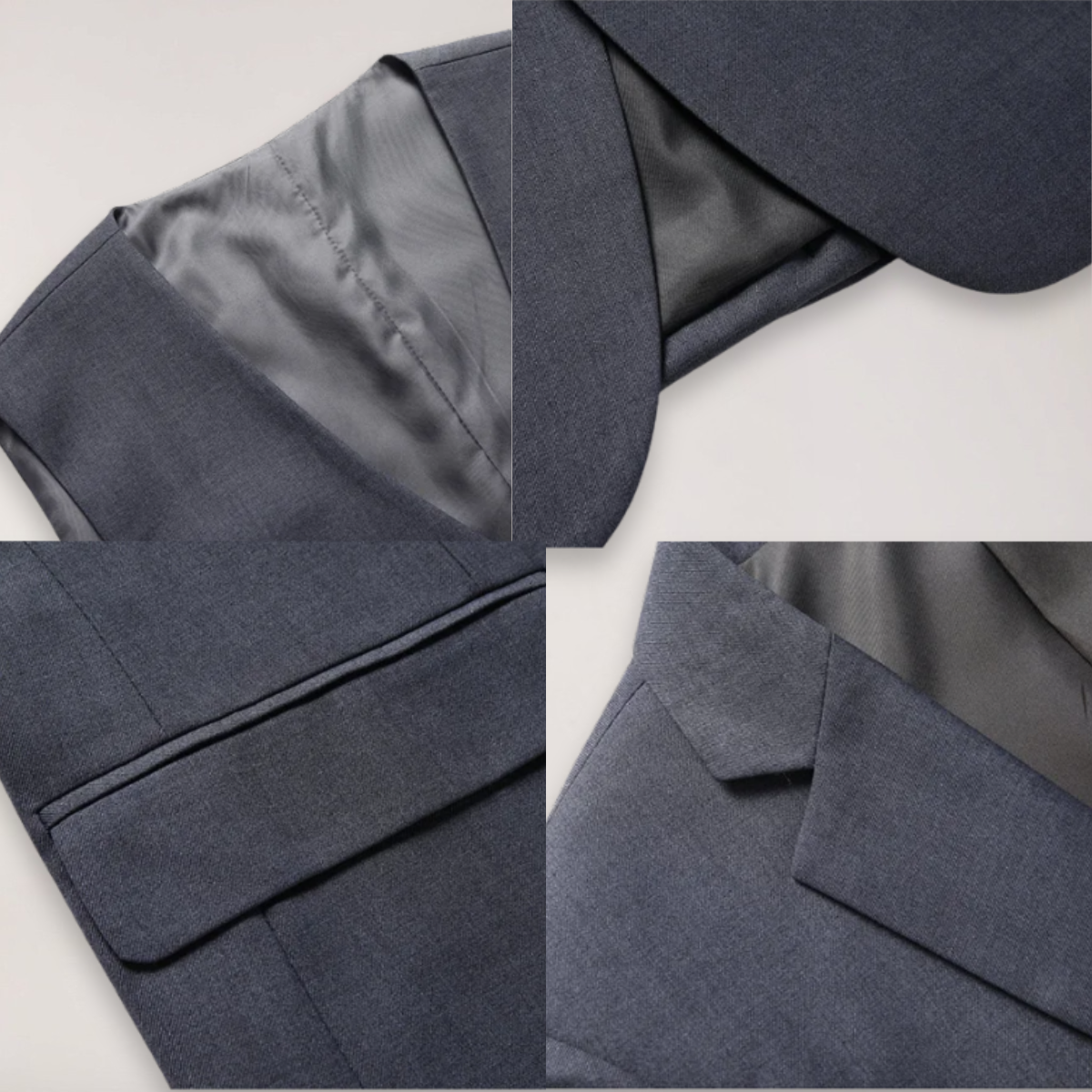 Herres to-delt formell dress – Blazer og bukseensemble