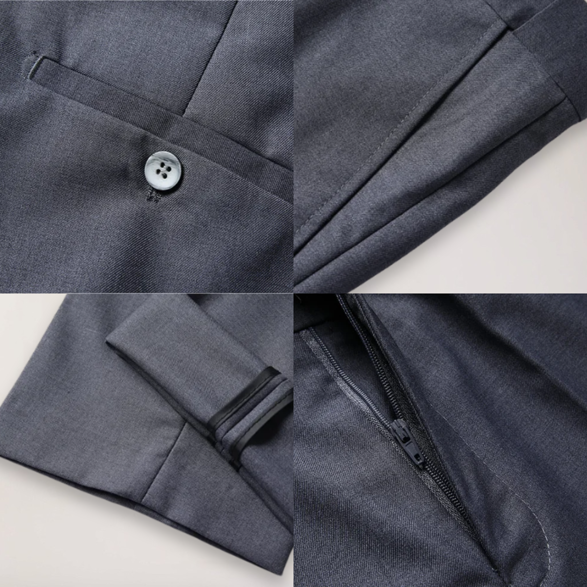 Herres to-delt formell dress – Blazer og bukseensemble