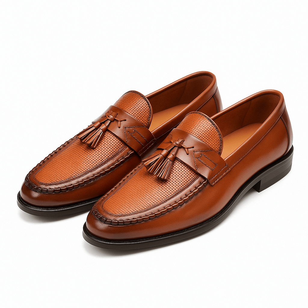 Herre Woven Tassel Loafers – Chic Sko for Enhver Anledning