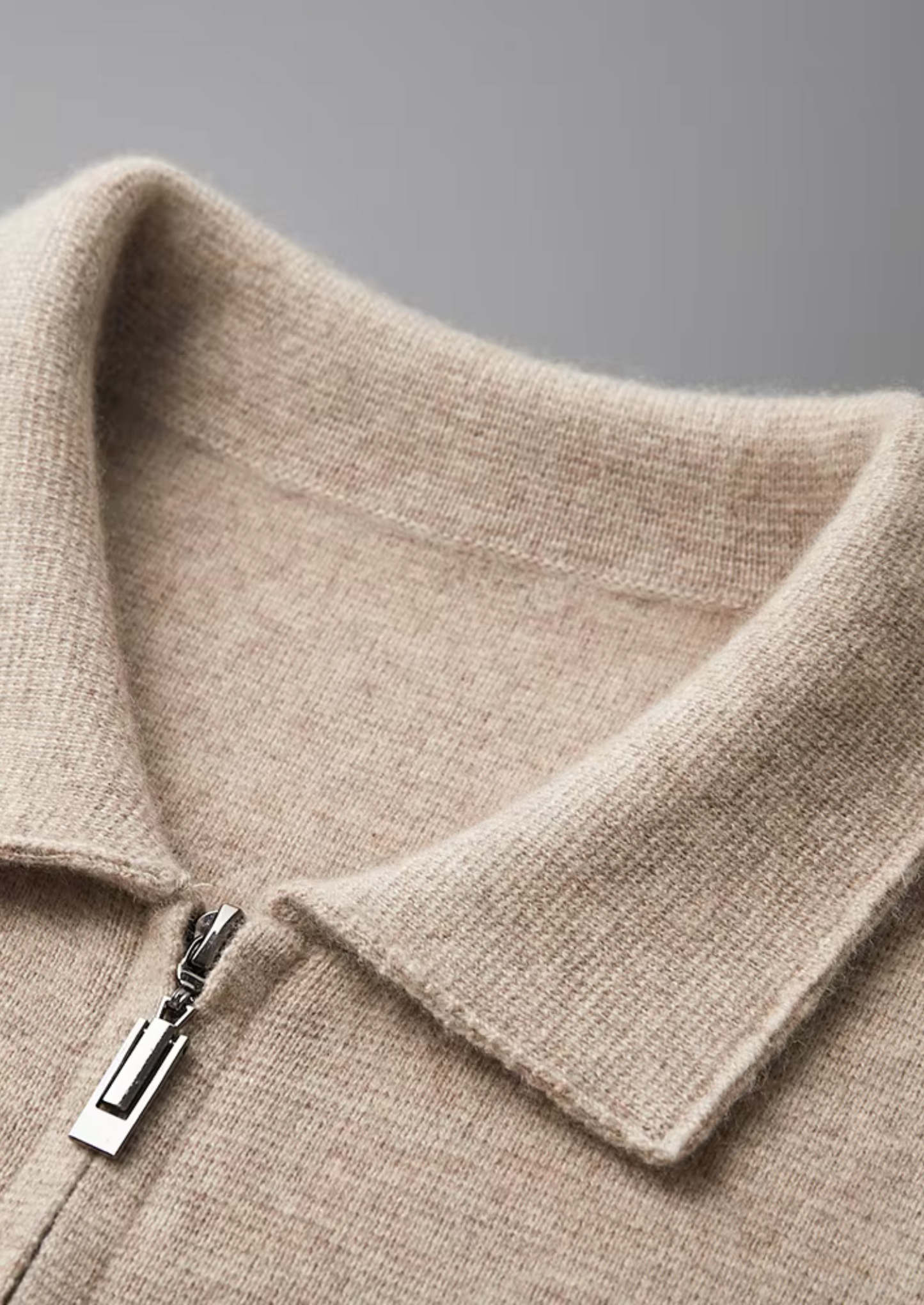 Herre Zip-Up Cardigan Genser – Stilig Lag for Året Rundt