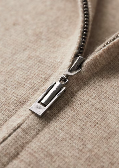 Herre Zip-Up Cardigan Genser – Stilig Lag for Året Rundt