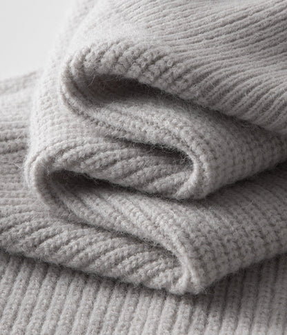 Herre Ribbet Funnel Neck Zip-Through Genser - Ideell for Lagdeling