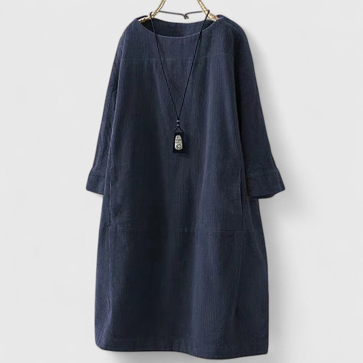 Lorra | Chic Midi Kjole for Alle Anledninger