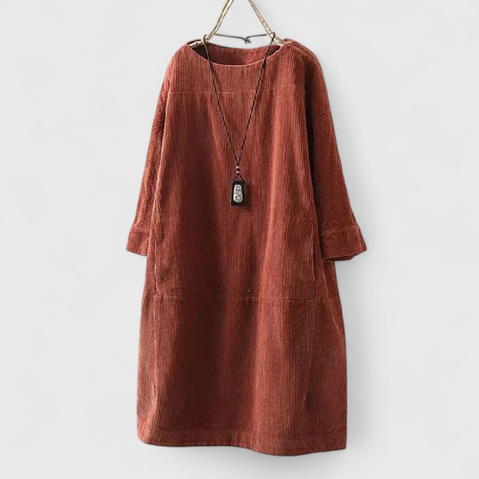 Lorra | Chic Midi Kjole for Alle Anledninger