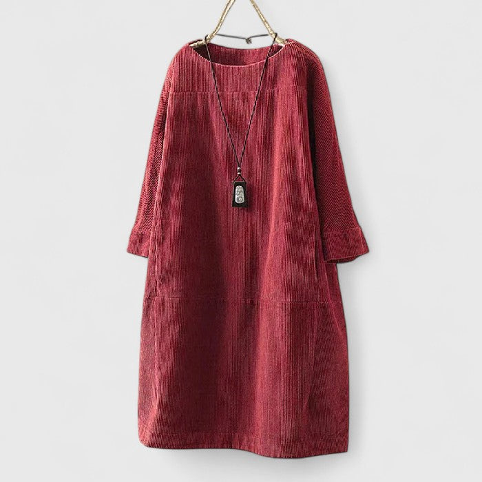 Lorra | Chic Midi Kjole for Alle Anledninger