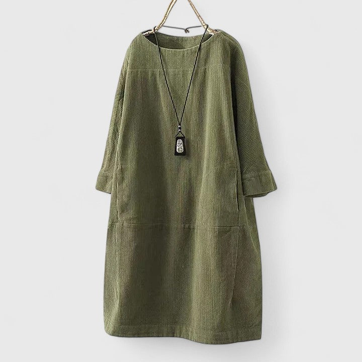 Lorra | Chic Midi Kjole for Alle Anledninger