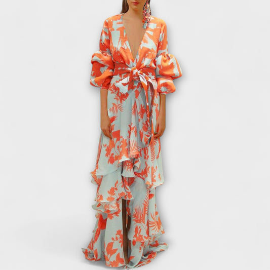 Marie - Flytende Chiffon Kjole for Festlige Anledninger