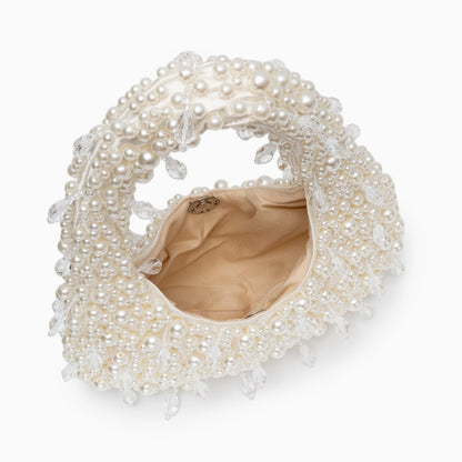 Chic Perleperle Topphåndtak Håndveske for Alle Anledninger